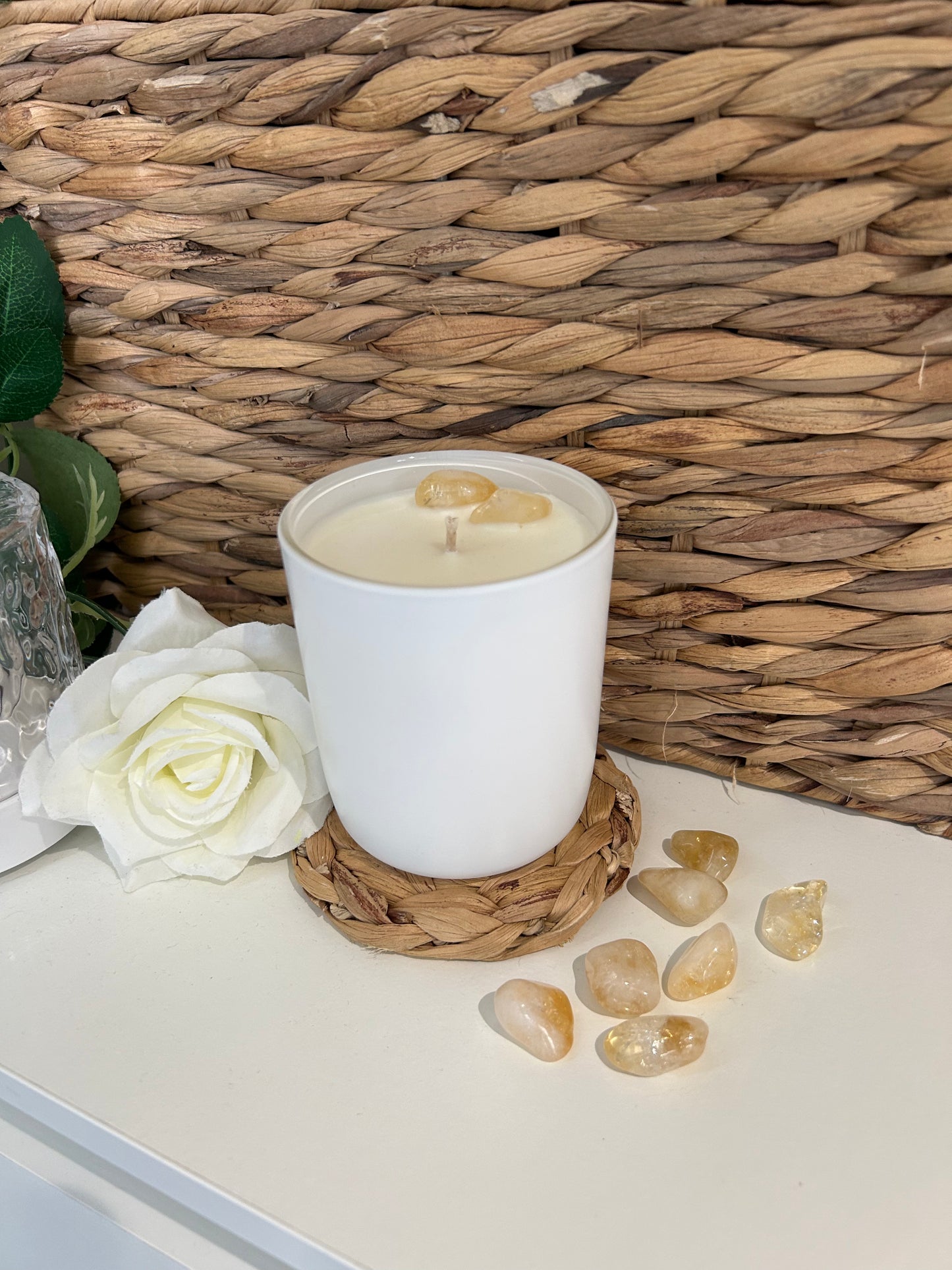 Feel Gratitude Large Essential Oil Ritual Candle